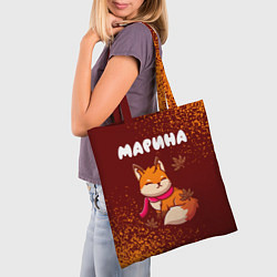 Сумка-шопер Марина осенняя лисичка, цвет: 3D-принт — фото 2