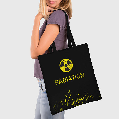 Сумка-шоппер Radiation - радиационная опасность / 3D-принт – фото 3