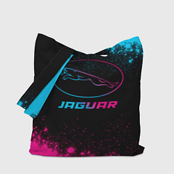 Сумка-шопер Jaguar - neon gradient, цвет: 3D-принт