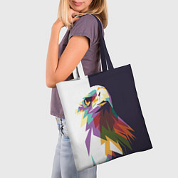 Сумка-шопер Орел-птица гордая, цвет: 3D-принт — фото 2