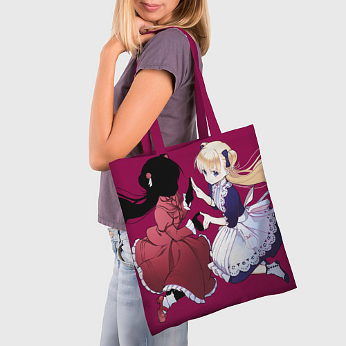 Сумка-шоппер Sweet Emilico and Kate - Дом теней / 3D-принт – фото 3