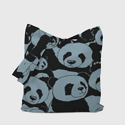 Сумка-шопер Panda summer song, цвет: 3D-принт