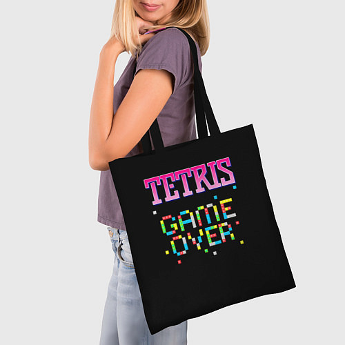 Сумка-шоппер Tetris - Game Over / 3D-принт – фото 3
