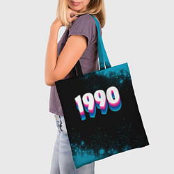 Сумка-шопер Made in 1990: vintage art, цвет: 3D-принт — фото 2