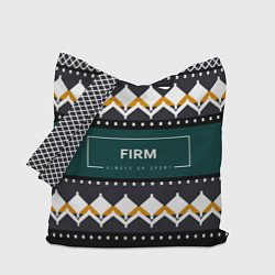 Сумка-шопер FIRM ретро свитер, цвет: 3D-принт