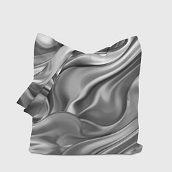 Сумка-шопер Плавленное серебро, цвет: 3D-принт