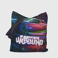 Сумка-шопер NFS unbound nissan drift, цвет: 3D-принт