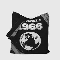 Сумка-шоппер На Земле с 1966: краска на темном