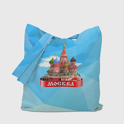 Сумка-шопер Россия Москва, цвет: 3D-принт