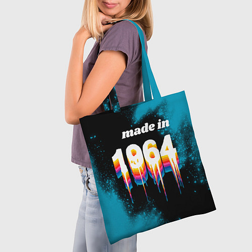 Сумка-шоппер Made in 1964: liquid art / 3D-принт – фото 3