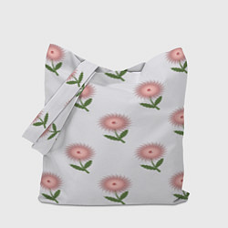 Сумка-шопер Астра игольчатый цветок, цвет: 3D-принт