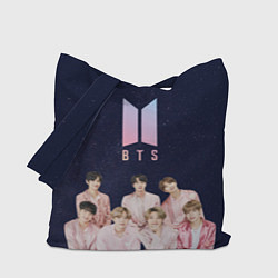 Сумка-шопер BTS starry sky, цвет: 3D-принт