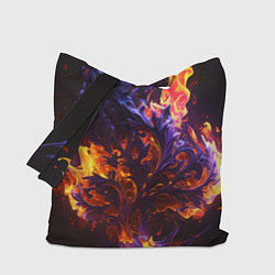 Сумка-шопер Текстура огня, цвет: 3D-принт