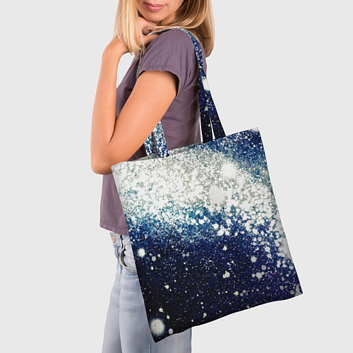 Сумка-шоппер Необъятные просторы вселенной / 3D-принт – фото 3