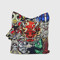 Сумка-шопер Irazumi devil, цвет: 3D-принт