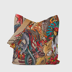 Сумка-шоппер Иредзуми: демон и дракон