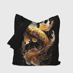 Сумка-шопер Рыба золотой дракон, цвет: 3D-принт