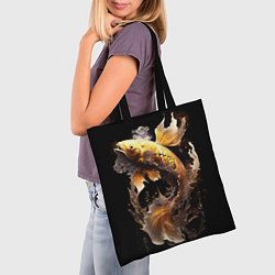 Сумка-шопер Рыба золотой дракон, цвет: 3D-принт — фото 2