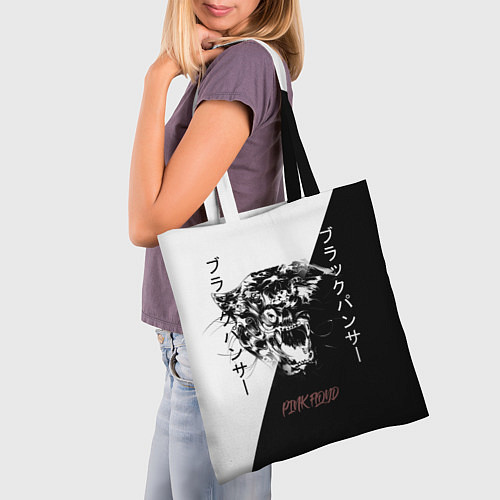 Сумка-шоппер Panther black / 3D-принт – фото 3