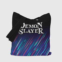 Сумка-шопер Demon Slayer stream, цвет: 3D-принт