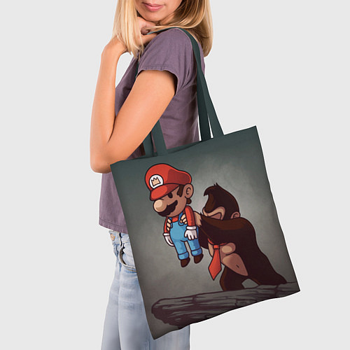 Сумка-шоппер Марио держит Данки Конг / 3D-принт – фото 3