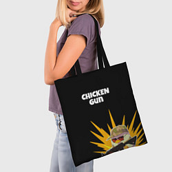 Сумка-шопер Цыплячий спецназ, цвет: 3D-принт — фото 2