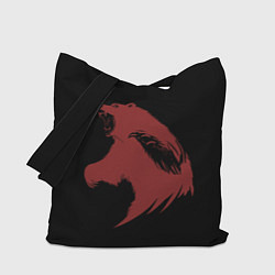 Сумка-шопер Red bear, цвет: 3D-принт