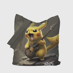 Сумка-шопер Pikachu rock, цвет: 3D-принт