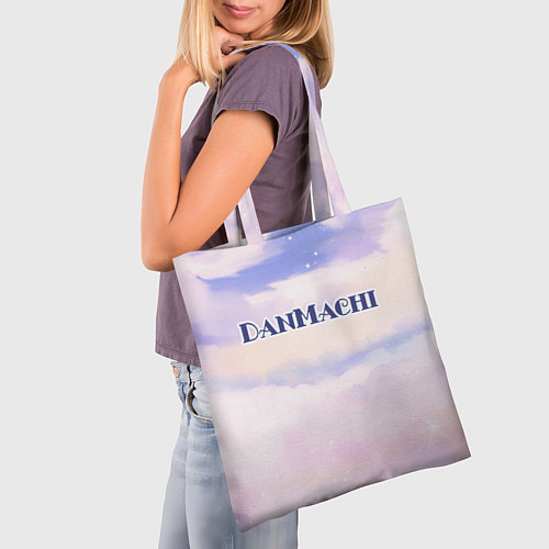 Сумка-шоппер DanMachi sky clouds / 3D-принт – фото 3