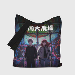 Сумка-шопер Великая небесная стена - Постер, цвет: 3D-принт