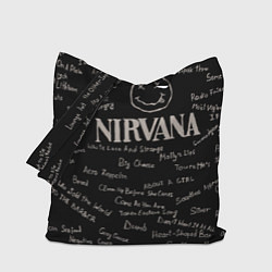 Сумка-шопер Nirvana pattern, цвет: 3D-принт