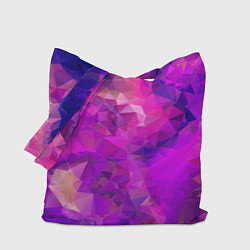Сумка-шопер Пурпурный стиль, цвет: 3D-принт
