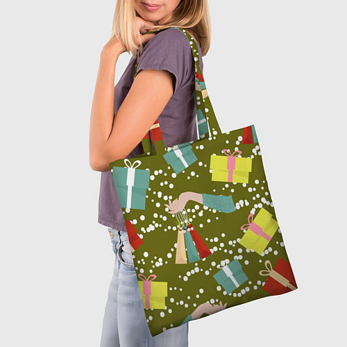 Сумка-шоппер Подарки и сувениры / 3D-принт – фото 3