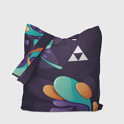 Сумка-шопер Zelda graffity splash, цвет: 3D-принт