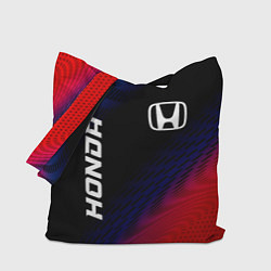 Сумка-шопер Honda красный карбон, цвет: 3D-принт