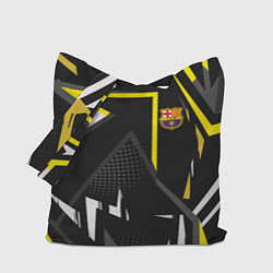 Сумка-шопер ФК Барселона эмблема, цвет: 3D-принт