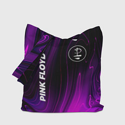 Сумка-шопер Pink Floyd violet plasma, цвет: 3D-принт