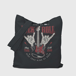 Сумка-шопер Rock and roll - хой, цвет: 3D-принт