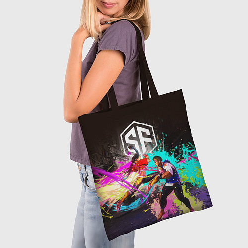 Сумка-шоппер Street Fighter game / 3D-принт – фото 3