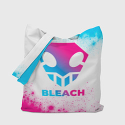 Сумка-шопер Bleach neon gradient style, цвет: 3D-принт