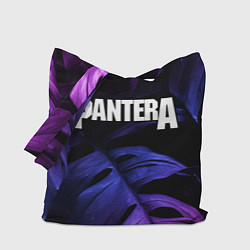 Сумка-шоппер Pantera neon monstera