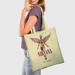 Сумка-шопер Nirvana - In utero, цвет: 3D-принт — фото 2