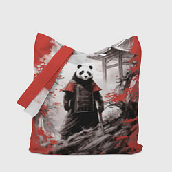 Сумка-шопер Panda samurai, цвет: 3D-принт