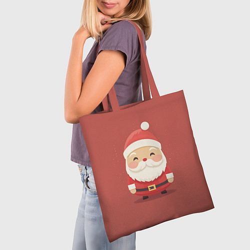 Сумка-шоппер Санта Клаус: арт нейросети / 3D-принт – фото 3