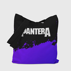 Сумка-шопер Pantera purple grunge, цвет: 3D-принт