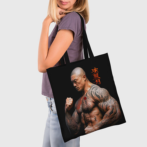 Сумка-шоппер Irezumi tattoo yakuza / 3D-принт – фото 3