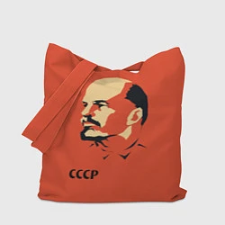 Сумка-шопер СССР Ленин жив, цвет: 3D-принт