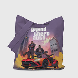 Сумка-шопер Grand Theft Auto - game, цвет: 3D-принт