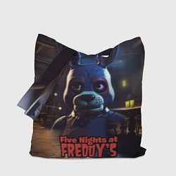 Сумка-шопер Five Nights at Freddys Bonnie, цвет: 3D-принт