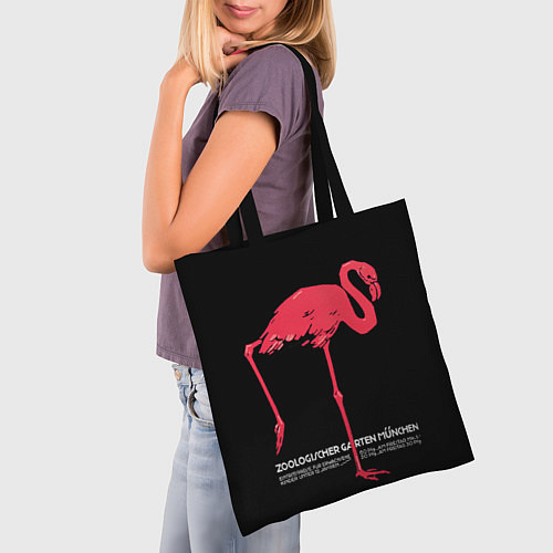 Сумка-шоппер Фламинго - Мюнхен / 3D-принт – фото 3